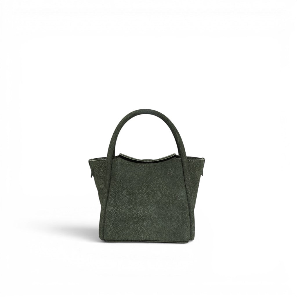 Mini Serena Top Handle Crossbody in Moss Nubuck