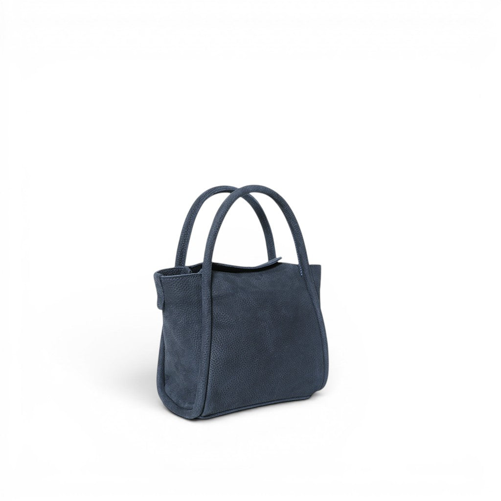 Mini Serena Top Handle Crossbody in Ink Nubuck