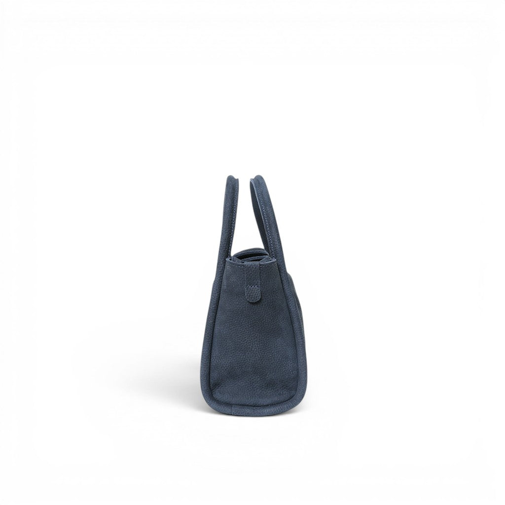 Mini Serena Top Handle Crossbody in Ink Nubuck