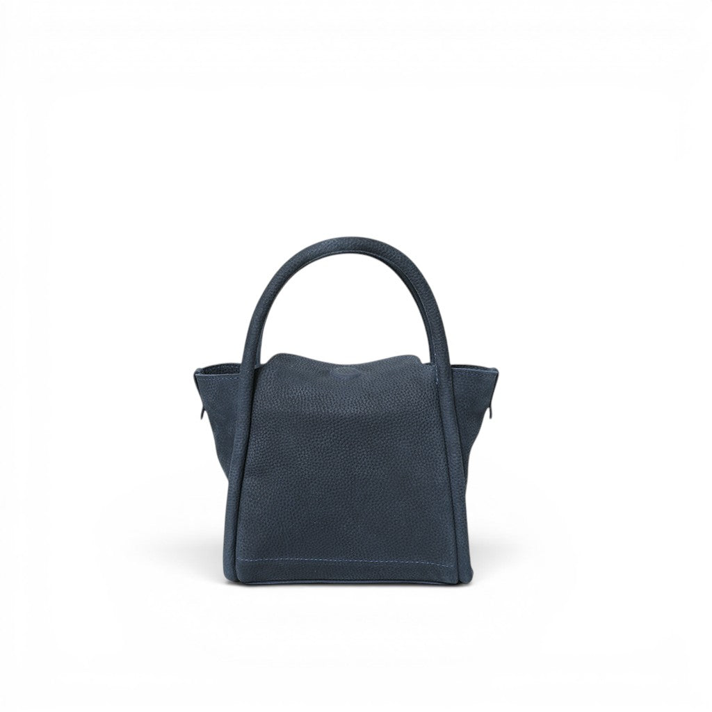 Mini Serena Top Handle Crossbody in Ink Nubuck