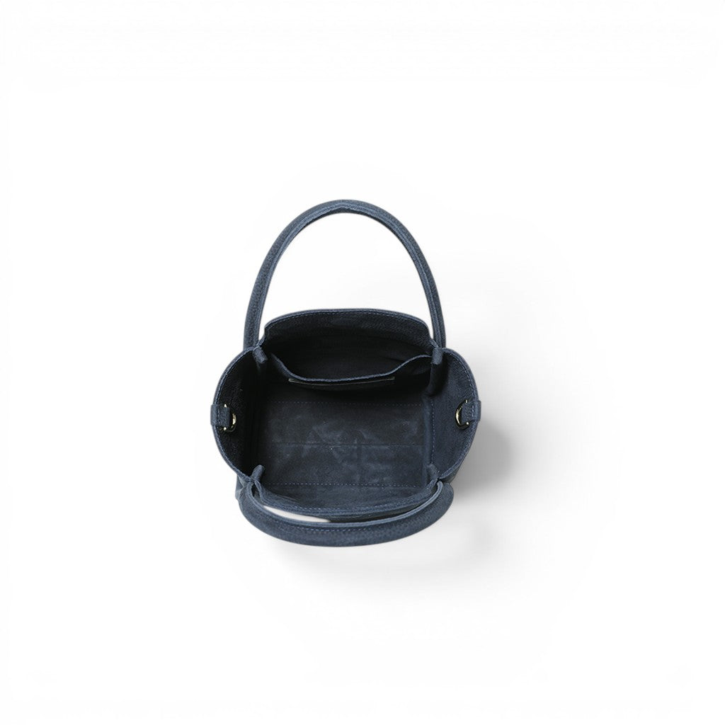 Mini Serena Top Handle Crossbody in Ink Nubuck