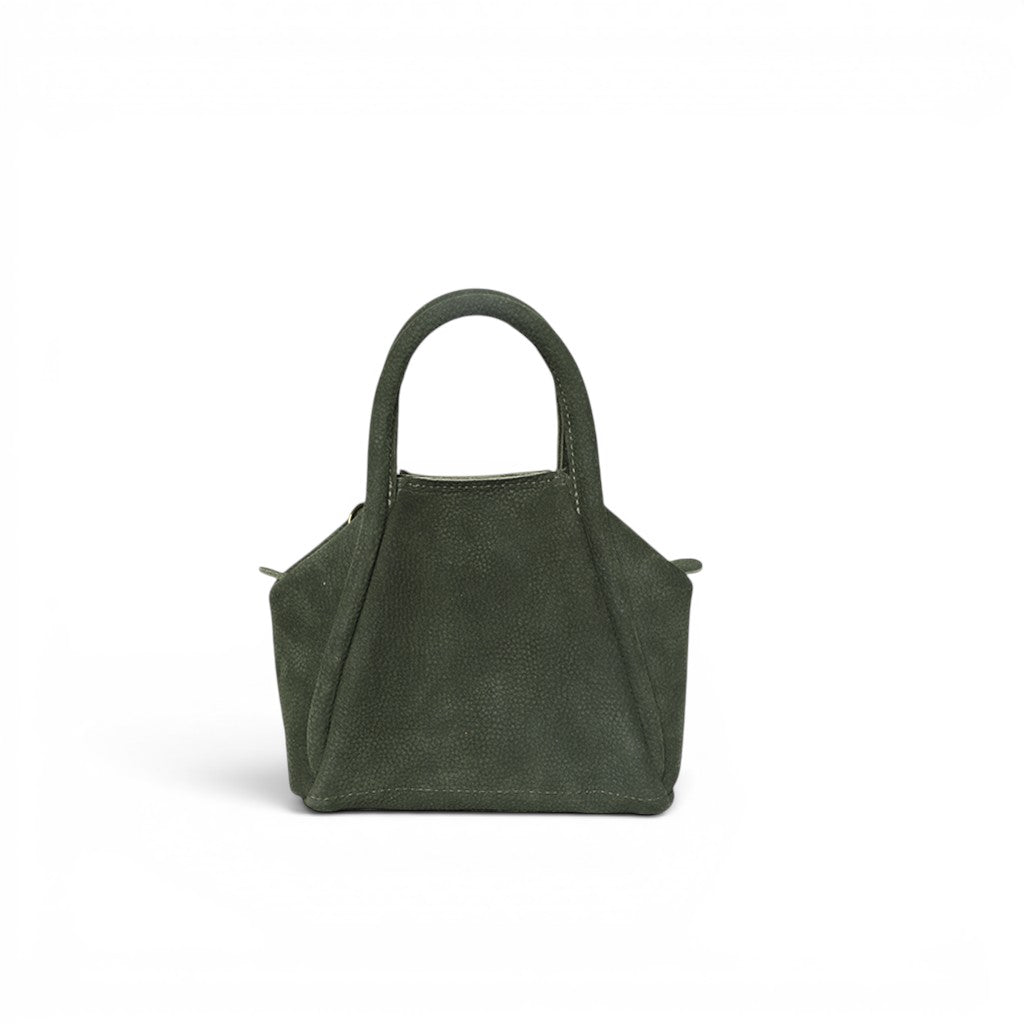 Mini Taya Top Handle Crossbody in Moss Nubuck