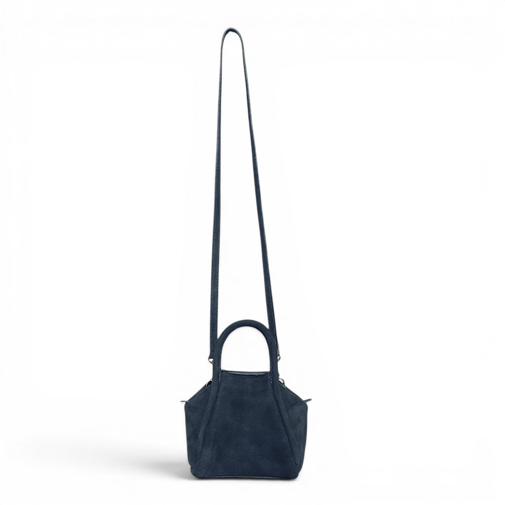 Mini Taya Top Handle Crossbody in Ink Nubuck