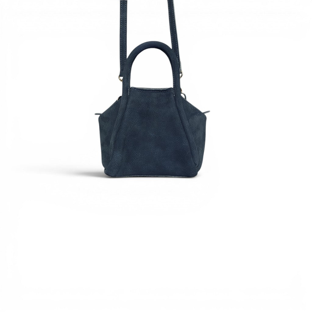 Mini Taya Top Handle Crossbody in Ink Nubuck