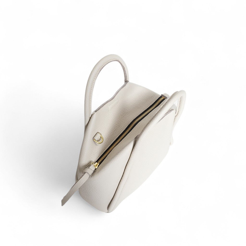 Taya Top Handle Crossbody in Lamb Buffalo Cowhide