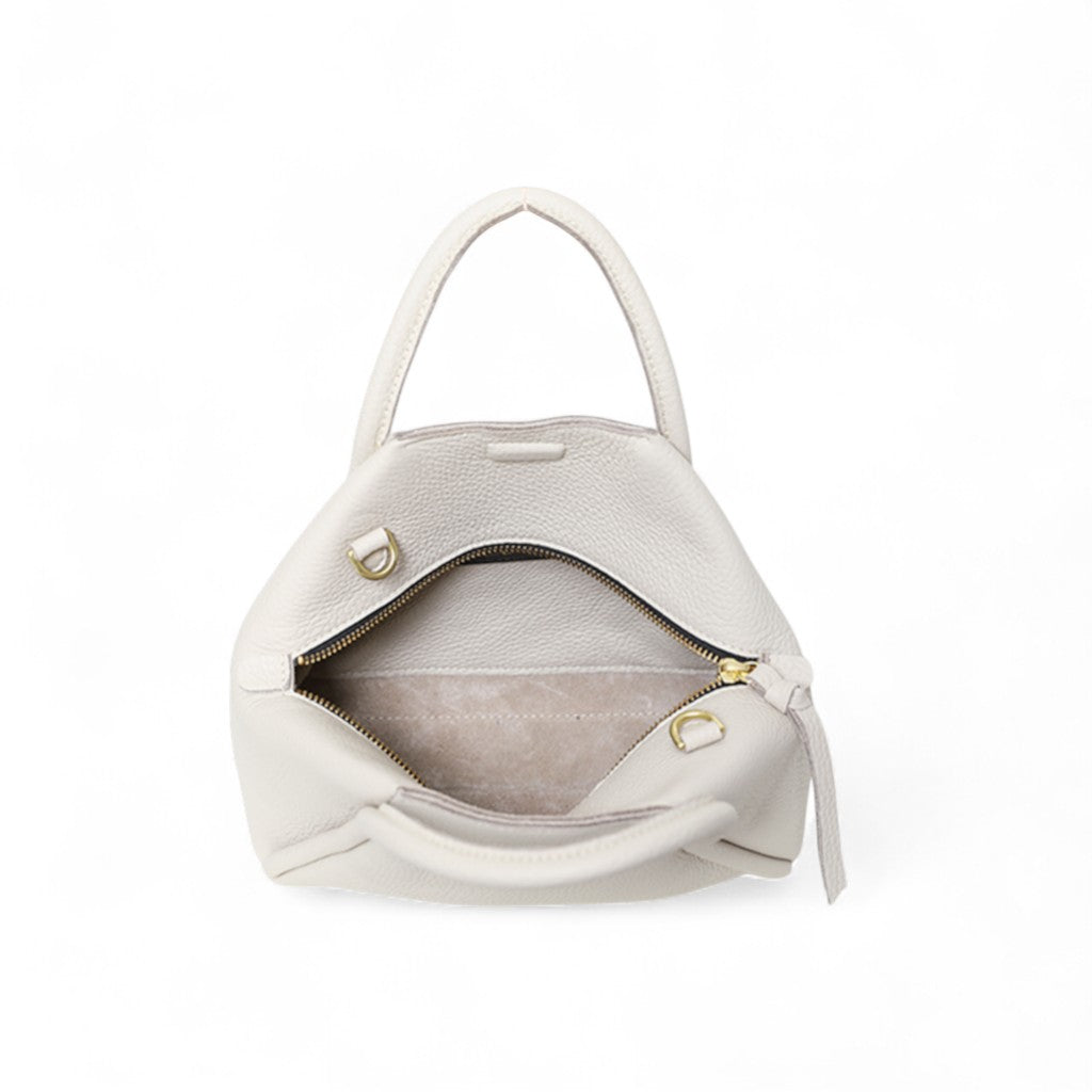 Taya Top Handle Crossbody in Lamb Buffalo Cowhide