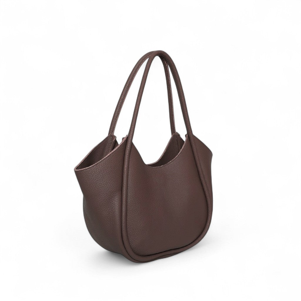 Eden Tote in Chestnut Italian Buffalo Cowhide