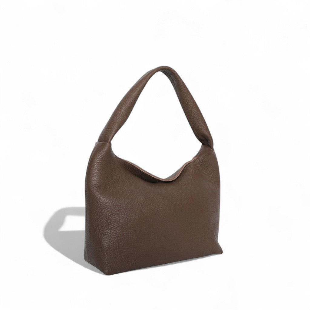 Alessia Shoulder Bag in Chestnut Italian Buffalo Cowhide
