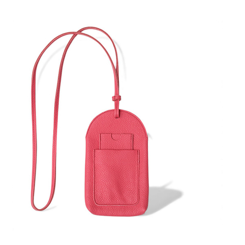 Paulina Phone Bag in Punch Italian Buffalo Cowhide