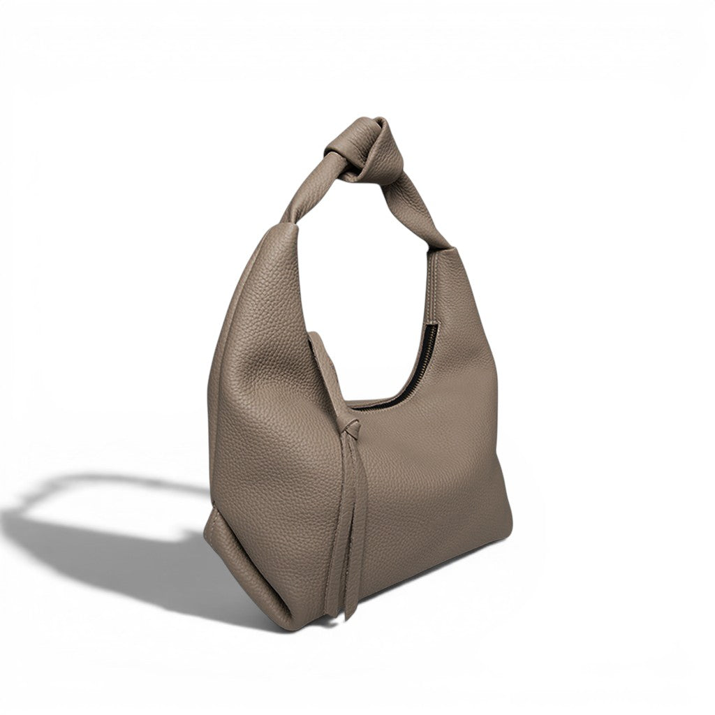 Nora Knot Bag in Portobello Italian Buffalo Cowhide