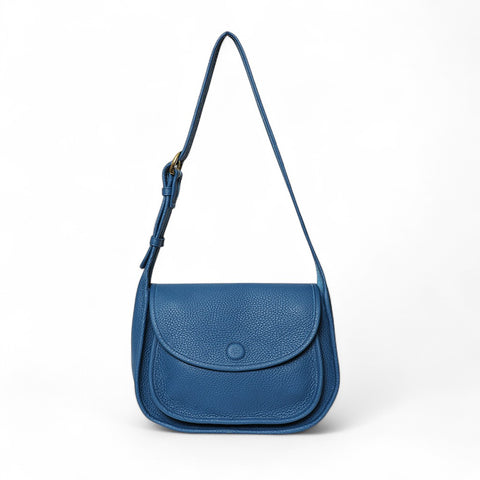 Simona Saddle Bag in Mykonos Italian Buffalo Cowhide