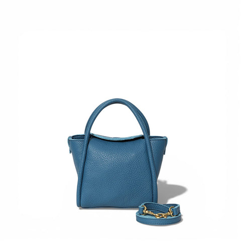 Mini Serena Top Handle Crossbody in Mykonos Italian Buffalo Cowhide