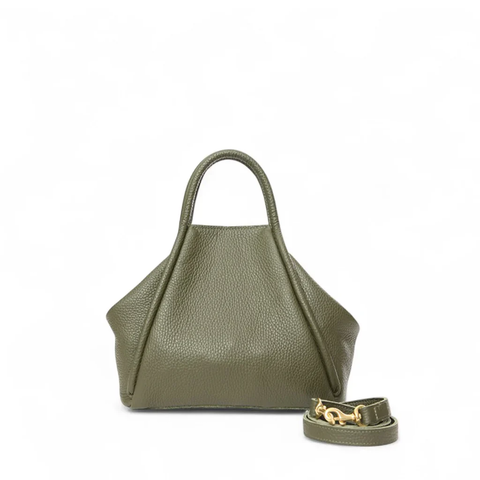 Taya Top Handle Crossbody in Cypress Italian Buffalo Cowhide