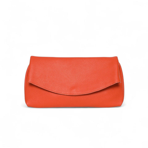Valentina Clutch in Heat Italian Buffalo Cowhide