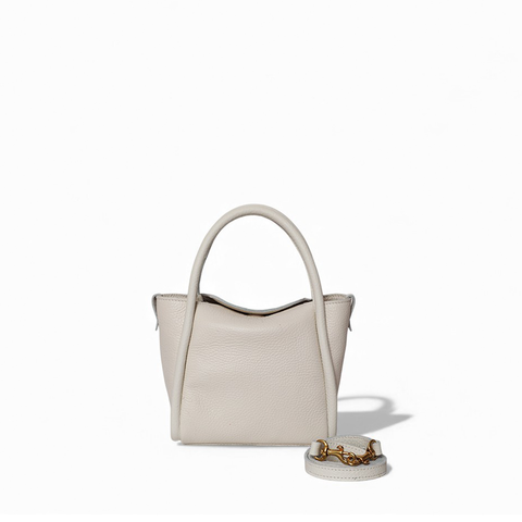 Mini Serena Satchel Crossbody in Lamb Italian Buffalo Cowhide