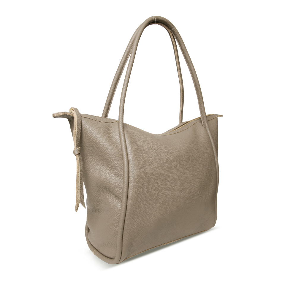 Serafina Tote in Portobello Italian Buffalo Cowhide
