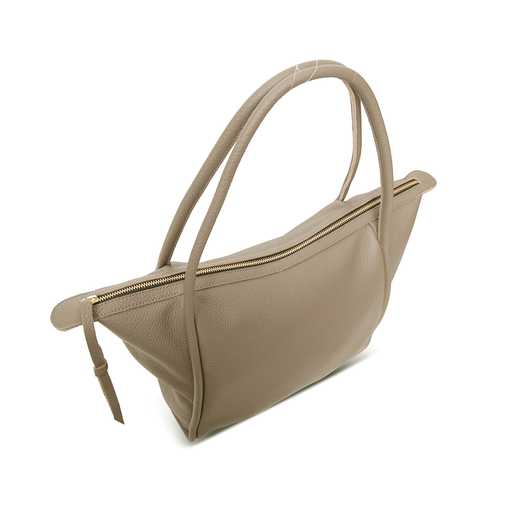 Serafina Tote in Portobello Italian Buffalo Cowhide