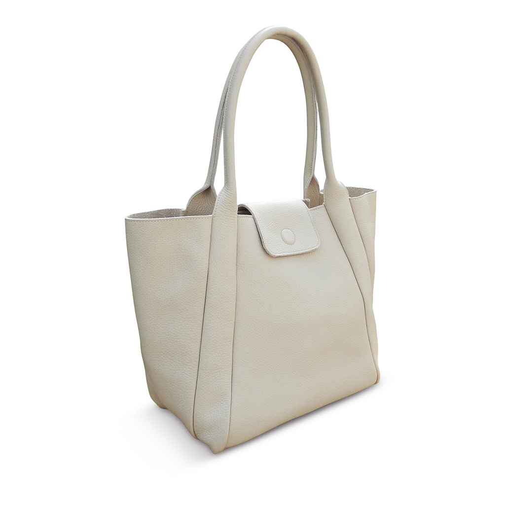 Hudson Tote in Lamb Italian Buffalo Cowhide