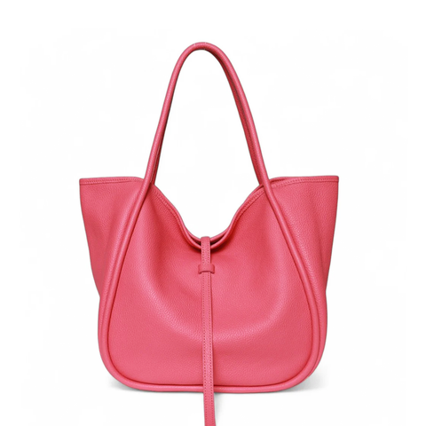 Ellis Hobo Tote in Punch Buffalo Cowhide