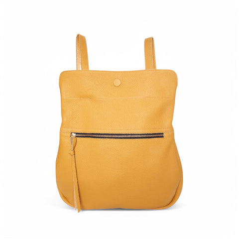 Charlotte 3-in-1 Convertible Backpack in Miel Italian Buffalo Cowhide – oliveve