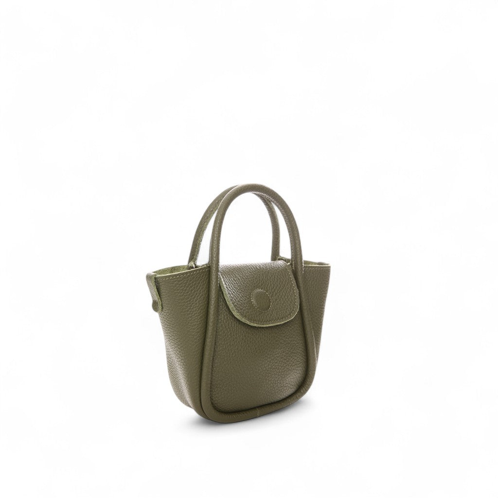 Mini Ellis Top Handle Crossbody in Cypress Italian Buffalo Cowhide