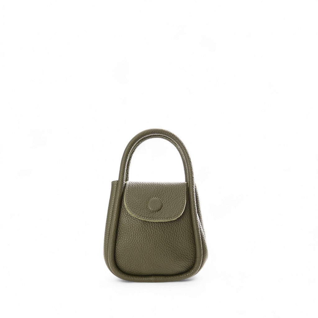 Mini Ellis Top Handle Crossbody in Cypress Italian Buffalo Cowhide