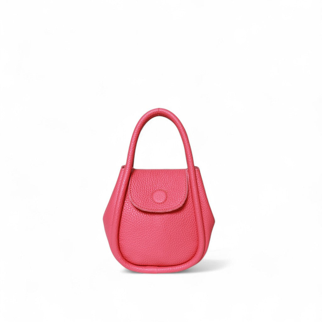 Mini Ellis Top Handle Crossbody in Punch Italian Buffalo Cowhide