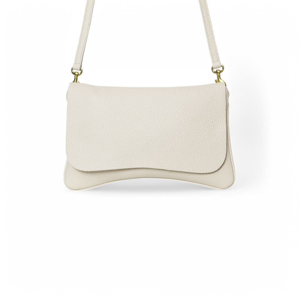 Cecilia Crossbody in Lamb Italian Buffalo Cowhide