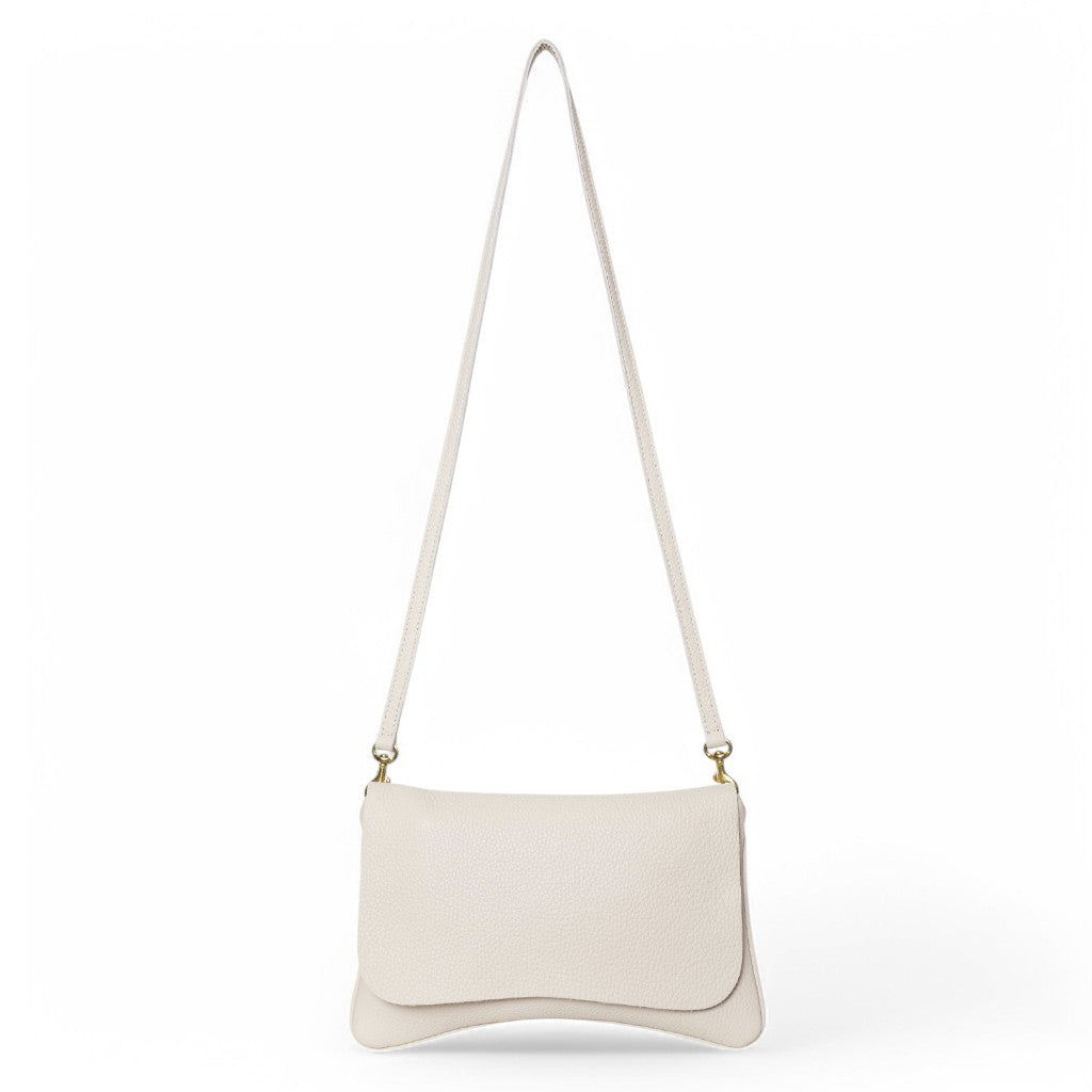 Cecilia Crossbody in Lamb Italian Buffalo Cowhide