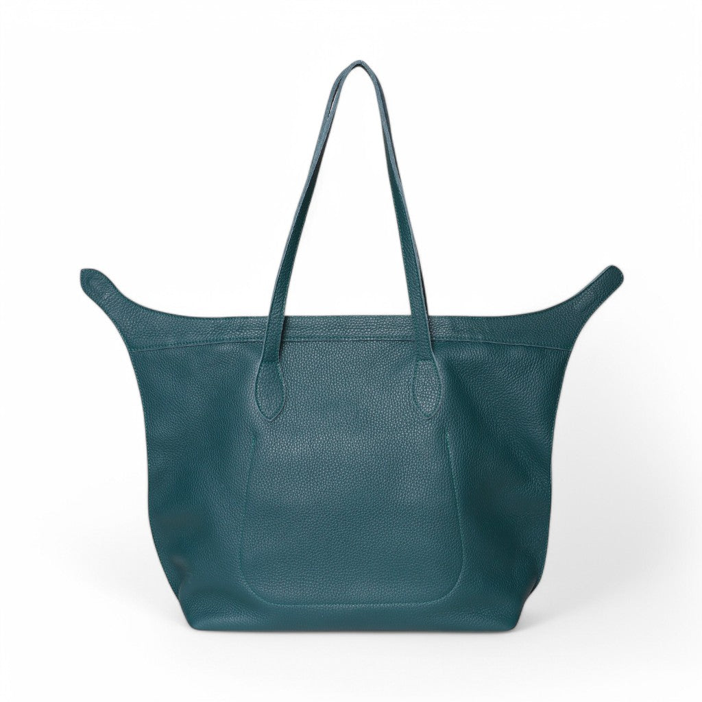 Maeve Tote in Mediterranea Italian Buffalo Cowhide