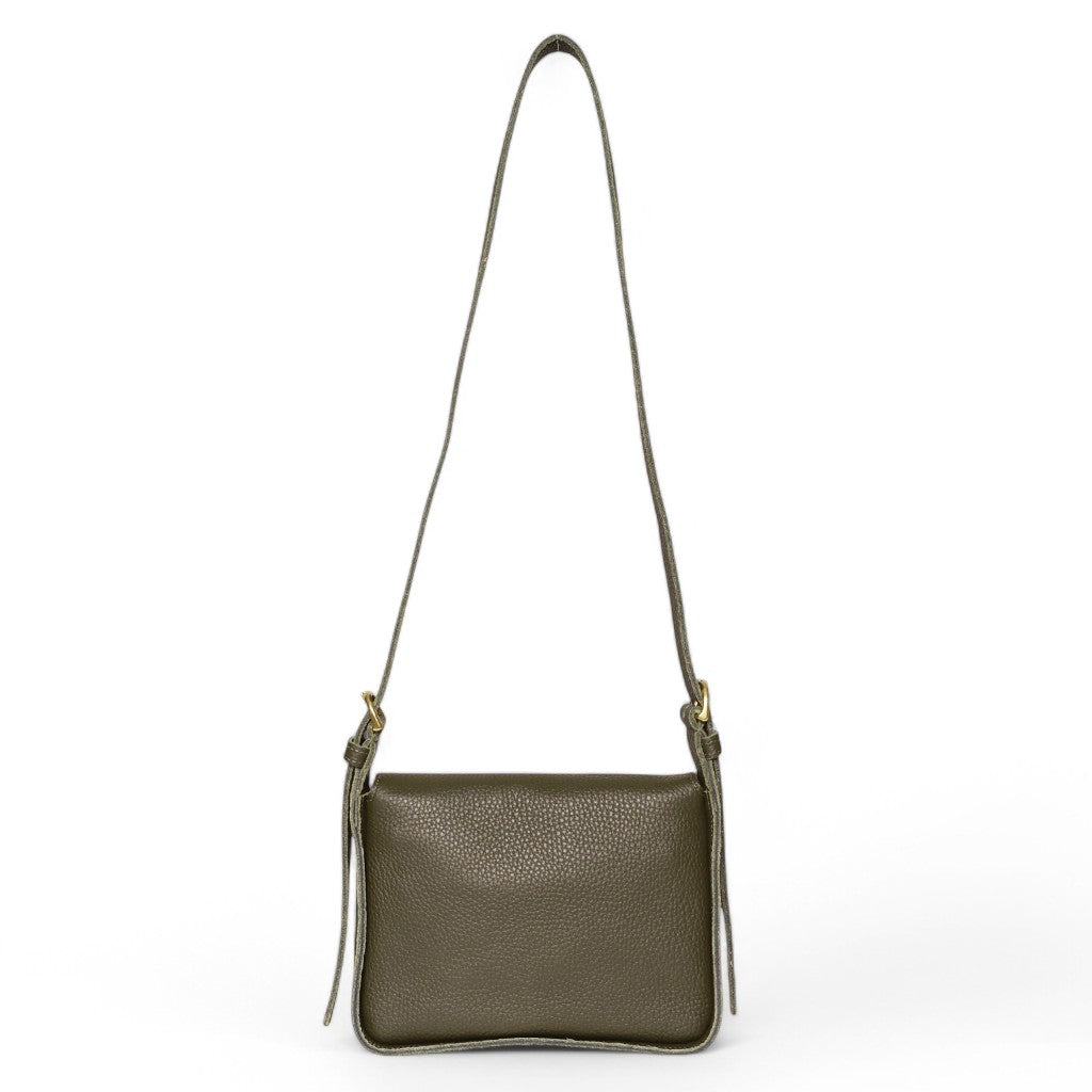 Genevieve Crossbody in Cypress Italian Buffalo Cowhide