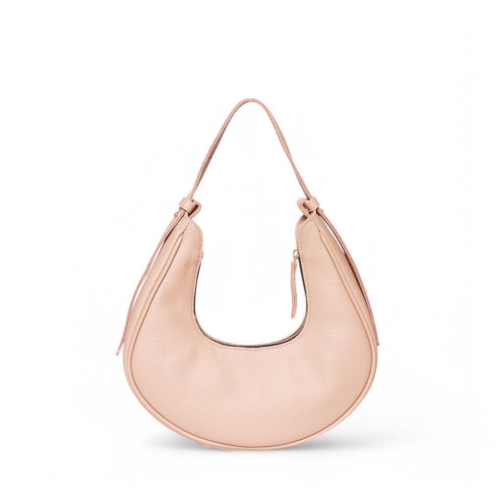 Brielle Baguette in Nude Italian Buffalo Cowhide