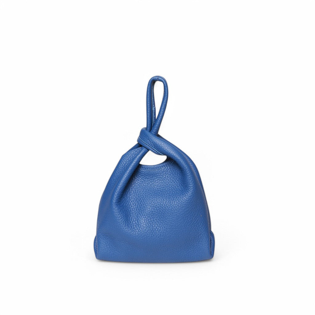 Amalia Top Handle Crossbody in Lapis Italian Buffalo Cowhide