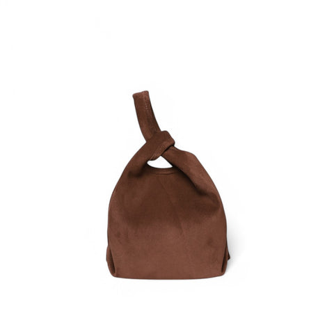 Amalia Top Handle Crossbody in Espresso Italian Suede