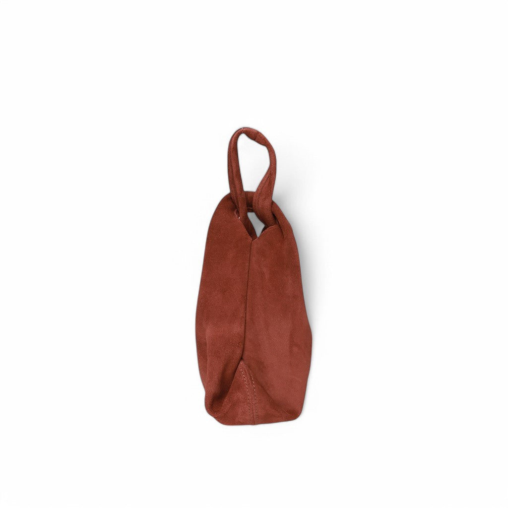 Amalia Top Handle Crossbody in Spiced Italian Suede