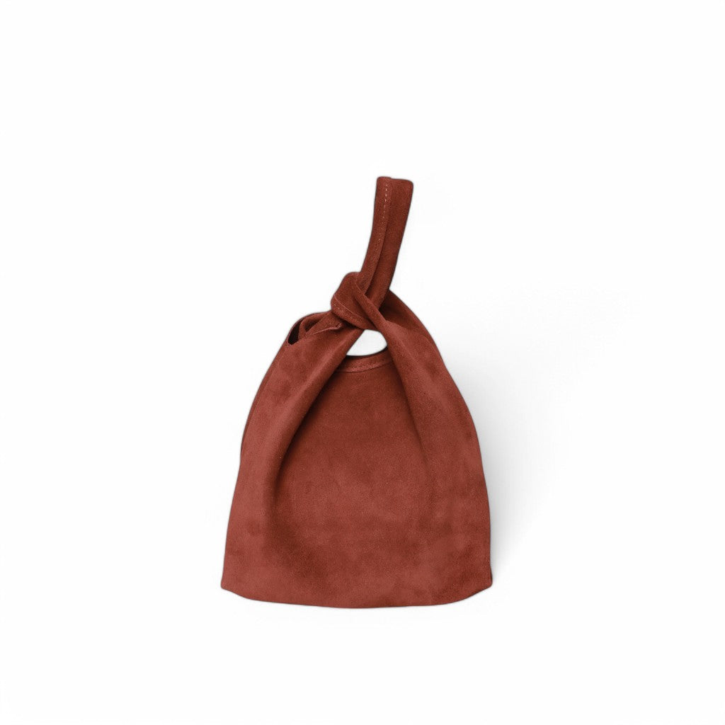 Amalia Top Handle Crossbody in Spiced Italian Suede