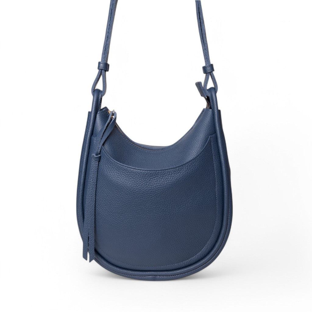 Catalina Adjustable Hobo in Insignia Italian Buffalo Cowhide