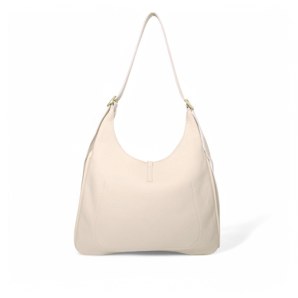 Arden Hobo in Lamb Italian Buffalo Cowhide