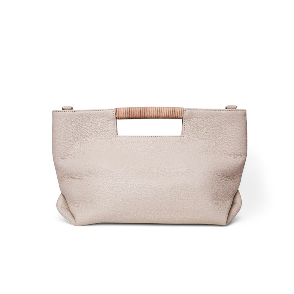 Ella Wrapped Handle Crossbody in Lamb Italian Buffalo Cowhide