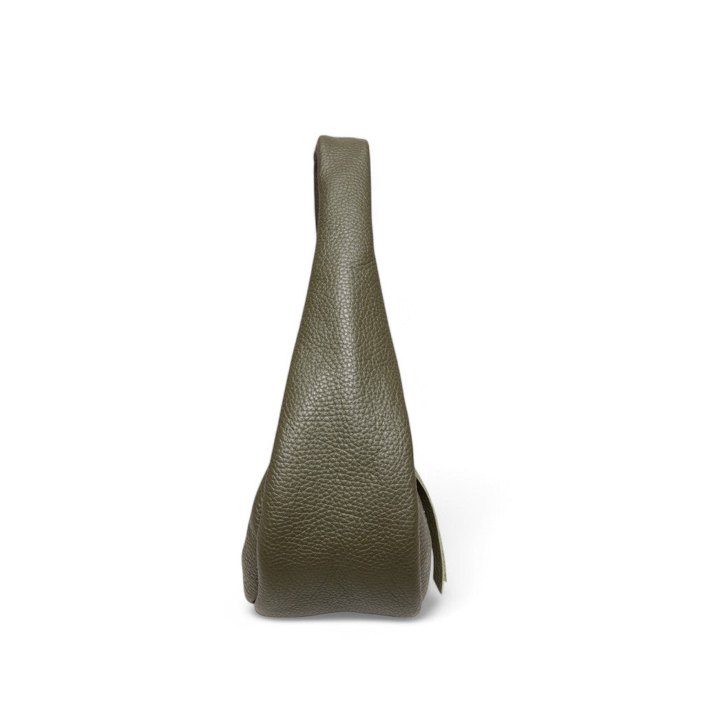 Bria Baguette in Cypress Italian Buffalo Cowhide