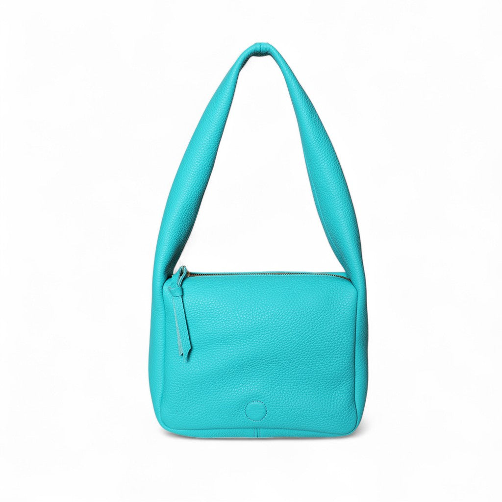 Paloma Puffy Shoulder Bag in Aquarelle Italian Buffalo Cowhide
