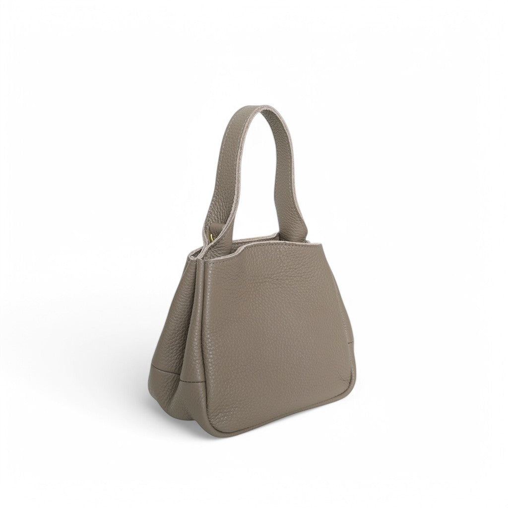 Tracy Top Handle Crossbody in Portobello Italian Buffalo Cowhide