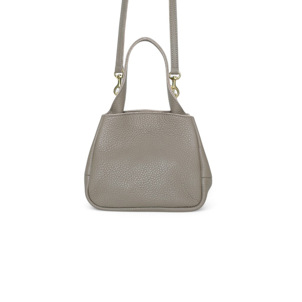Tracy Top Handle Crossbody in Portobello Italian Buffalo Cowhide