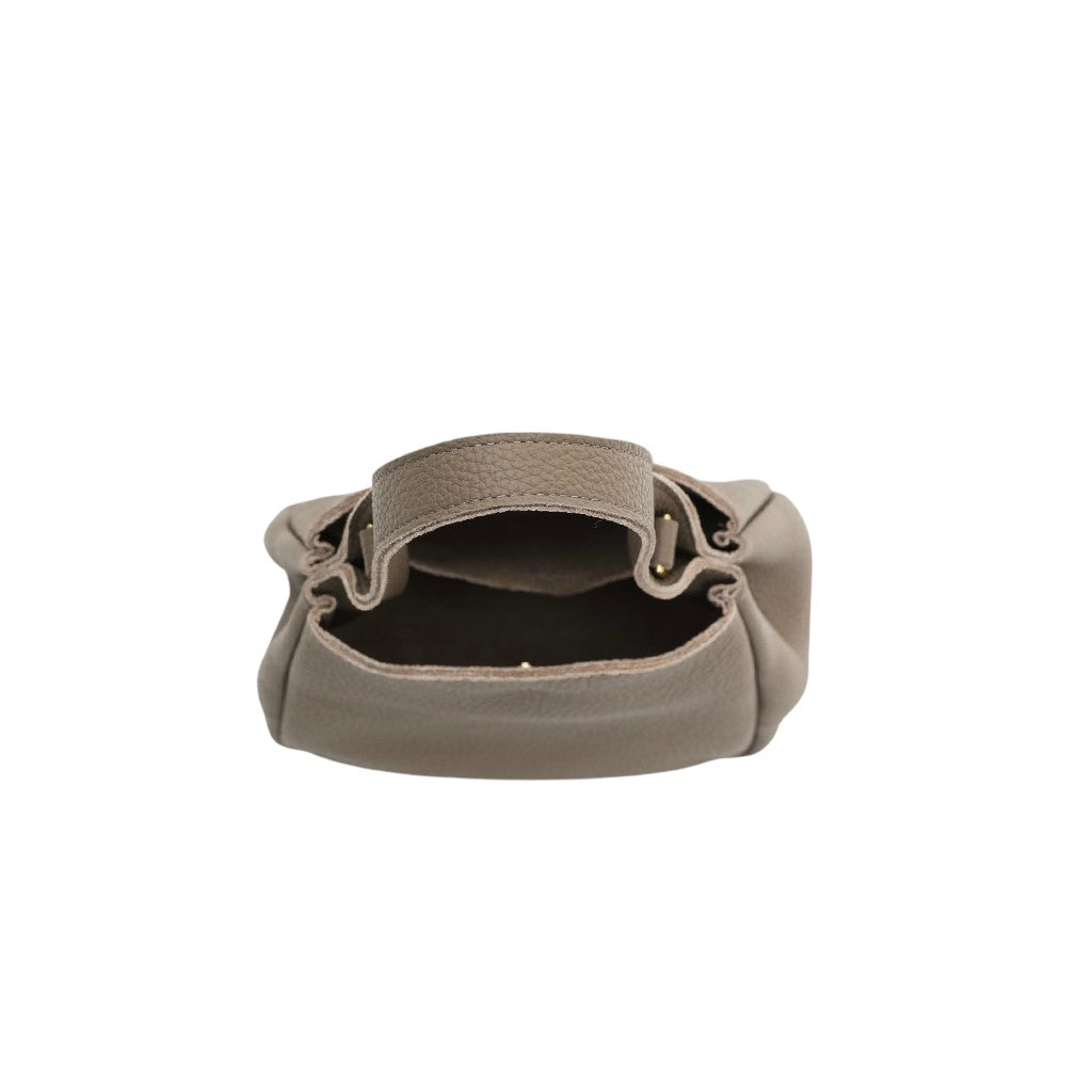 Tracy Top Handle Crossbody in Portobello Italian Buffalo Cowhide