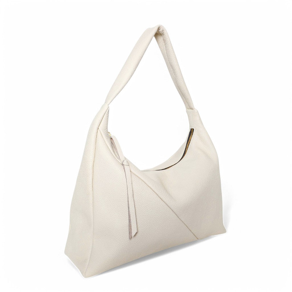 Raffaella Hobo in Lamb Italian Buffalo Cowhide