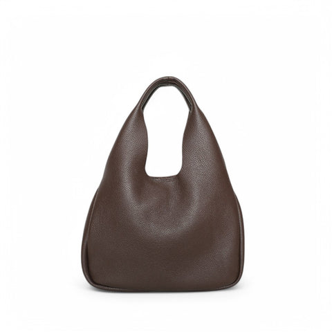 Francesca Shopper in Chestnut Italian Buffalo Cowhide