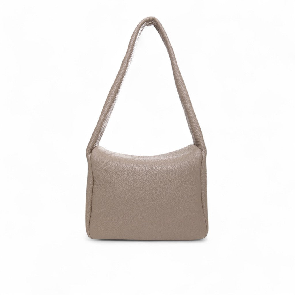Paloma Puffy Shoulder Bag in Portobello Italian Buffalo Cowhide