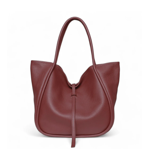 Ellis Hobo Tote in Barolo Buffalo Cowhide