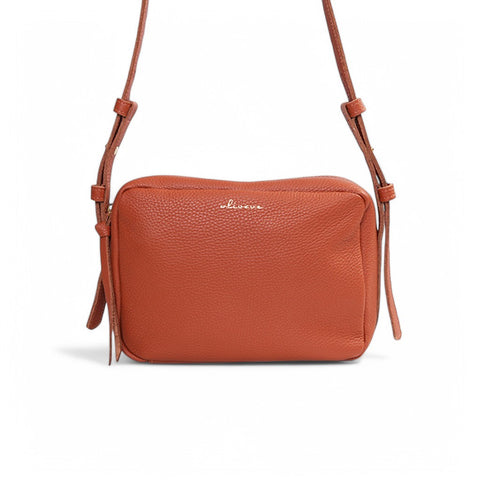 Allegra Camera Bag in Auburn Italian Buffalo Cowhide
