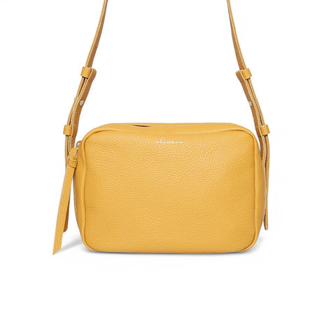 Allegra Camera Bag in Marigold Italian Buffalo Cowhide